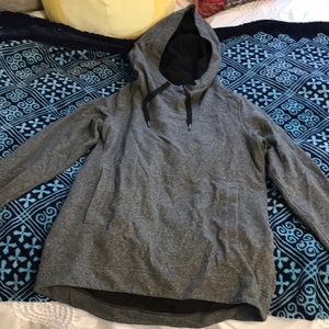 Grey cowlneck hoodie